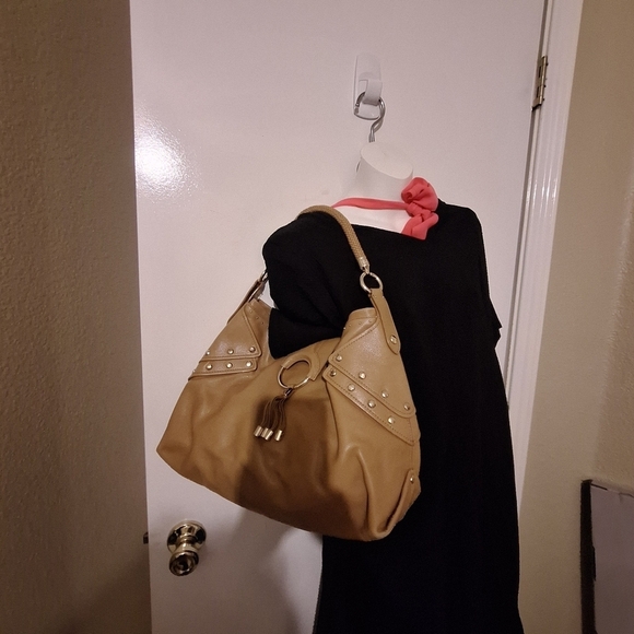 Cole Haan Handbags - Cole Haan Tan Leather Shoulder /Satchel Handbag
